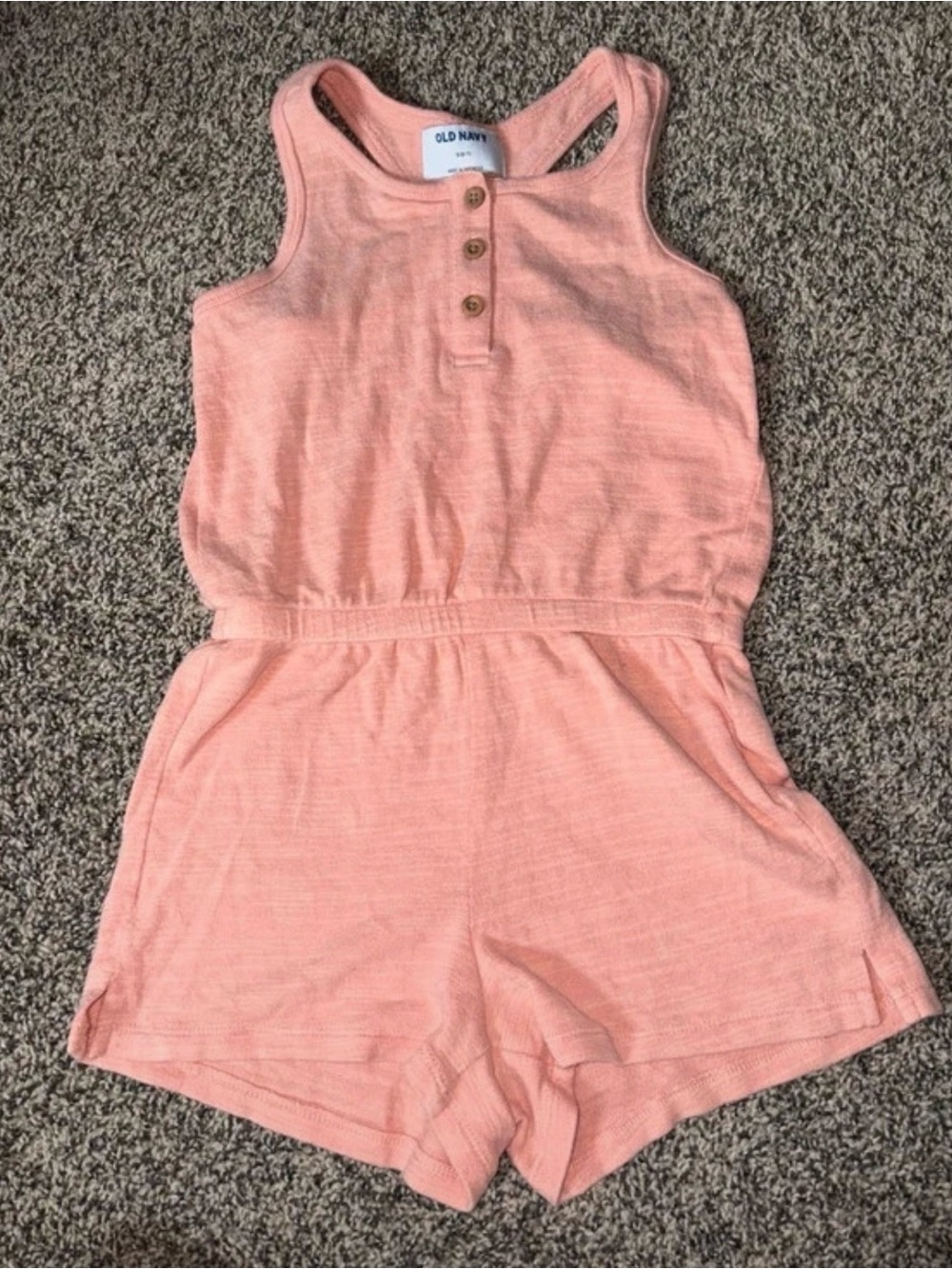 Old Navy Peach Girls' Tank Romper
